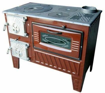 Отопительно-варочная печь МастерПечь ПВ-03 с духовым шкафом, 7.5 кВт в Верхней Пышме