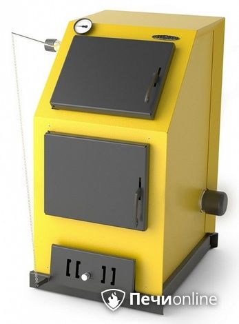 Твердотопливный котел TMF Оптимус Электро 25кВт АРТ ТЭН 6кВт желтый в Верхней Пышме