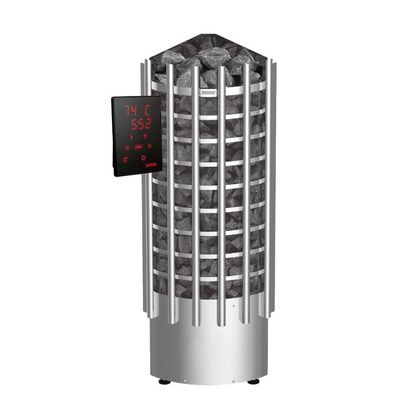 Электрокаменка для сауны Harvia Glow Corner TRC90XE c цифровой панелью управления в Верхней Пышме