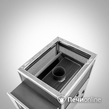 Дровяная банная печь Радуга ПБ-21 (встроенный теплообменник) 6 мм прочистная дверца в Верхней Пышме